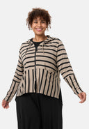 'Sienna' chaqueta - viscosa elástica, mezcla de rayas