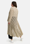 Kekoo Chaqueta de punto larga 'Cotton'