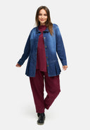 Chaqueta de blusa de denim premium 'Indiga'