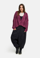 Stickad kofta – mysig, tidlös & med strukturdetaljer 'Cotona'