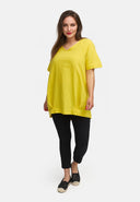 Longshirt van linnen in ballon silhouet 'Venti'