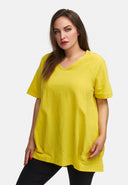 Longshirt van linnen in ballon silhouet 'Venti'