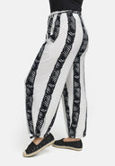 Rechte stretchbroek van viscose 'Sovana'