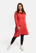 Parka blouse van parachutestof met stretch 'Isara'