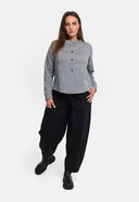 'Juline' Blusenjacke – Denim mit Stretch, feminin & modern