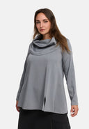 Camicia 'Juline' – Denim con elasticità in linea ad A fluente