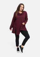 Tunika A-linje med cowl-krave 'Floréa'