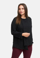 Giacca asimmetrica con cerniera 'Floréa'