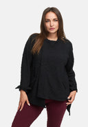 Chaqueta asimétrica con cremallera 'Floréa'