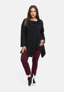 Tunika A-linje med cowl-krave 'Floréa'