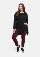 Tunika A-linje med cowl-krave 'Floréa'