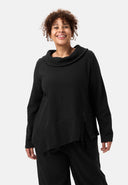 'Vigna' tunic – structured cotton-stretch & refined cut