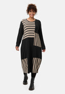 'Sienna' vestido - look de rayas, elegante-chic