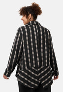 'Karena' Blusenjacke - Cotton-Stretch, look de rayas