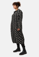 'Karena' Vestido - Cotton-Stretch, look de rayas