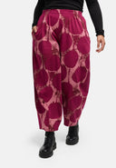 Pantalón "Oria" – algodón elástico, corte globo
