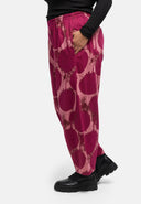 Pantalón "Oria" – algodón elástico, corte globo