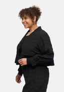Chaqueta-blusa "Norina" – mezcla de viscosa, corta