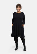 Vestido "Marella" – mezcla de algodón, línea en A