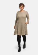 Vestido "Marella" – mezcla de algodón, línea en A