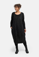 Vestido con peto "Verona" – mezcla de algodón, midi