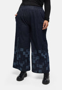 Pantalón "Nila" – Denim oscuro, forma balón