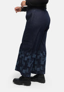 Pantalón "Nila" – Denim oscuro, forma balón