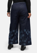Pantalón "Nila" – Denim oscuro, forma balón