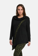 'Seriva' Τουνίκ – Γραμμή Α με γιακά σάλι & Διαγώνιο πάνελ