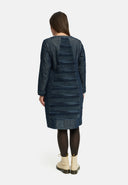 'Noelle' Kleid – denim, shine & festive