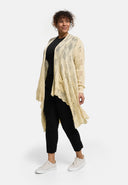Cardigan lungo 'Cotture' – femminile, leggero e giocoso