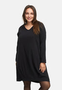 Vestido de transição em mistura de cânhamo e algodão 'Elure'