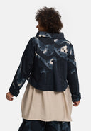 'Velisse' chaqueta – stretch de algodón, cuello chal