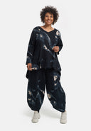 'Velisse' pantalón – stretch de algodón, forma globo