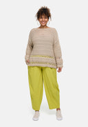 Spodnie 'Livia' – Szeroki krój, czysty design, i elastyczność