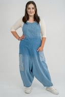 'Sky' Haalarit – Ensiluokkainen farkkukangas, liukuvärjäys & paikkayksityiskohdat