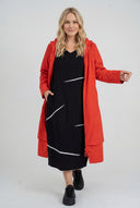 Vestido midi 'Saria' – limpio, cómodo y natural